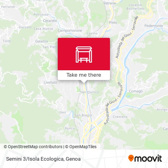 Semini 3/Isola Ecologica map