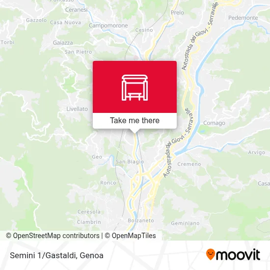 Semini 1/Gastaldi map