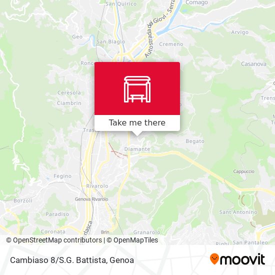 Cambiaso 8/S.G. Battista map