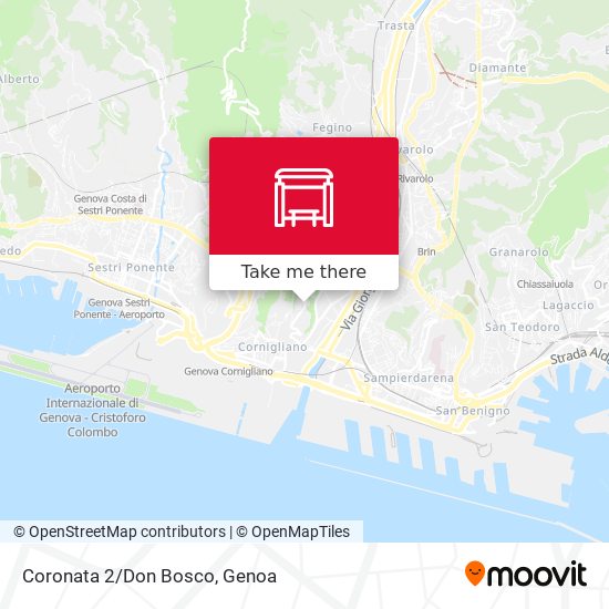 Coronata 2/Don Bosco map