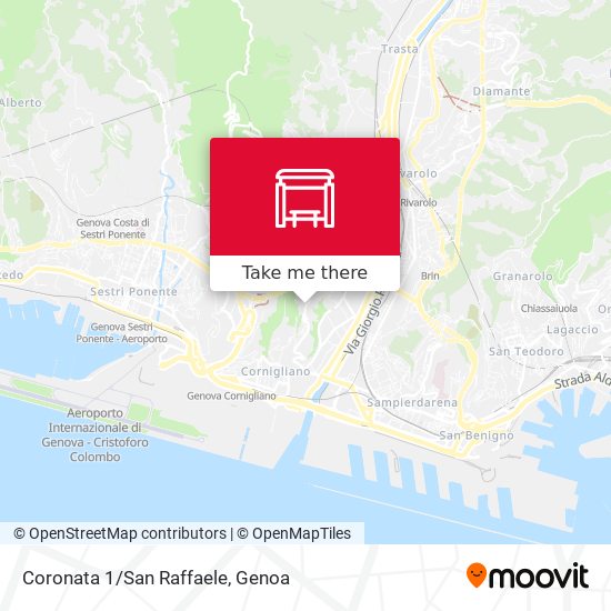 Coronata 1/San Raffaele map