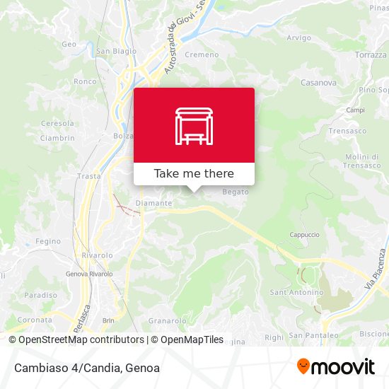 Cambiaso 4/Candia map