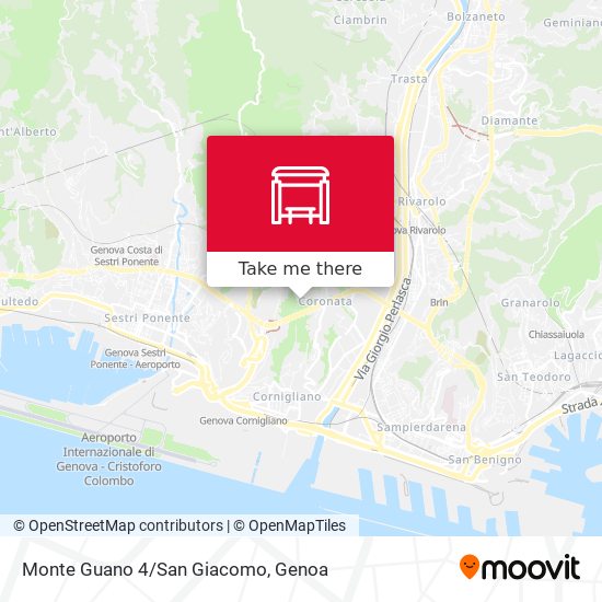 Monte Guano 4/San Giacomo map