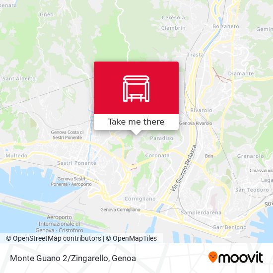 Monte Guano 2/Zingarello map