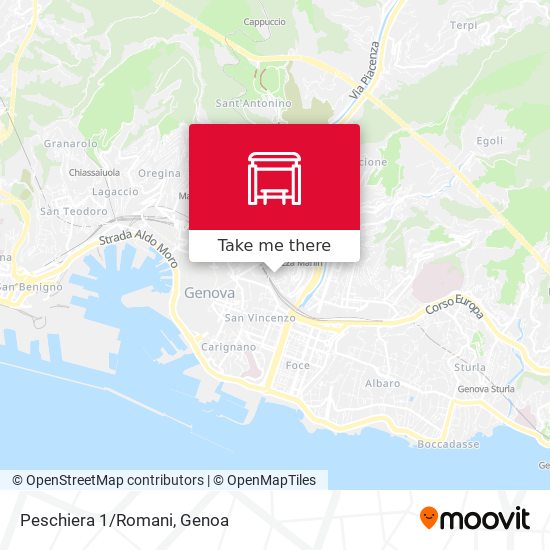Peschiera 1/Romani map