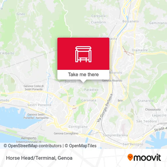 Horse Head/Terminal map