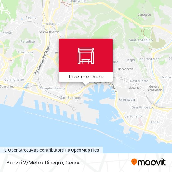 Buozzi 2/Metro' Dinegro map