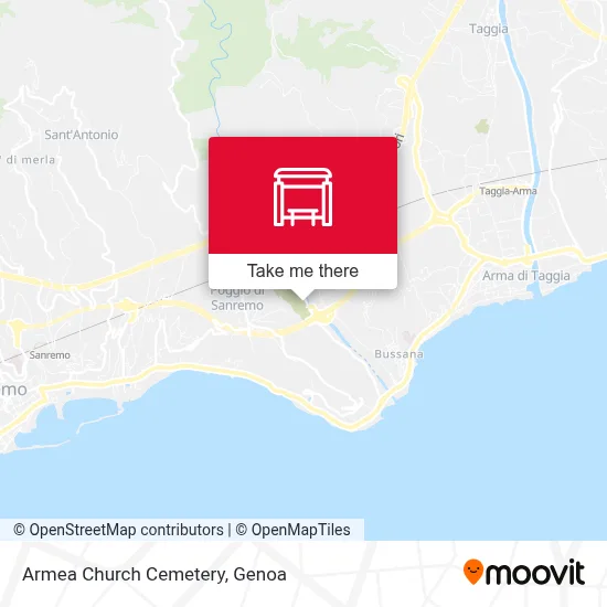 Armea Church Cemetery map