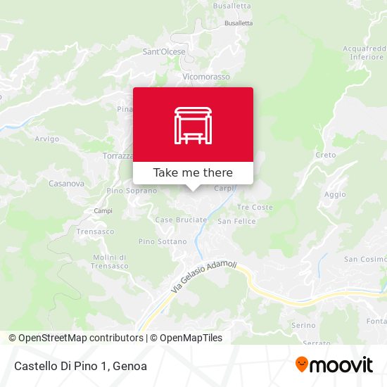 Castello Di Pino 1 map