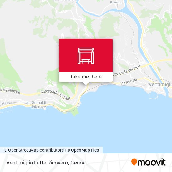 Ventimiglia Latte Ricovero map