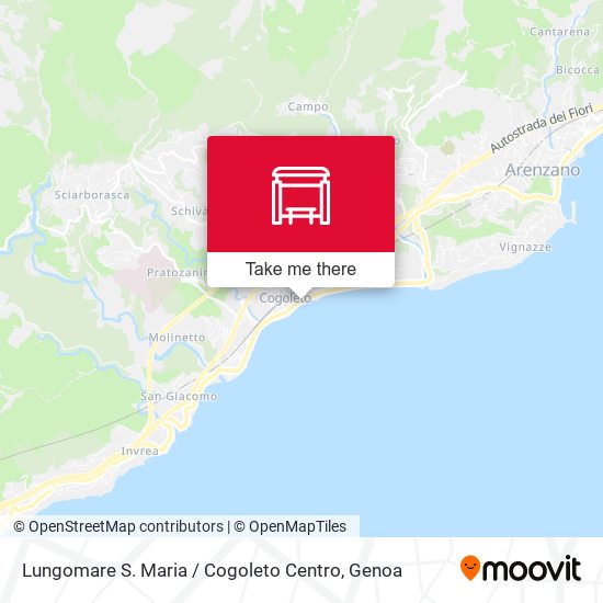 Lungomare S. Maria / Cogoleto Centro map