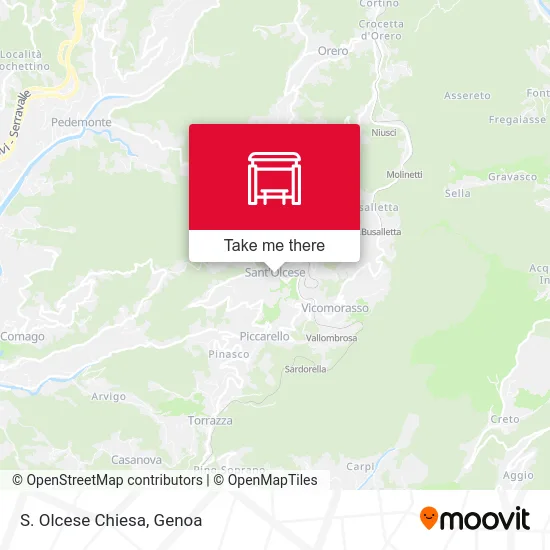 St. Olcese Church map