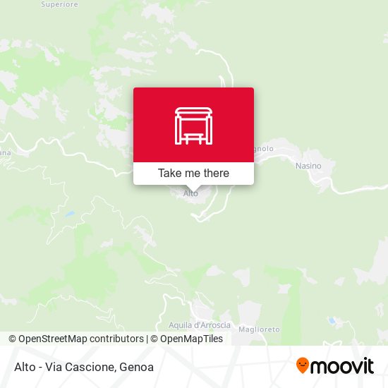 Alto - Via Cascione map