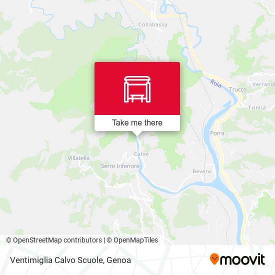 Ventimiglia Calvo Scuole map