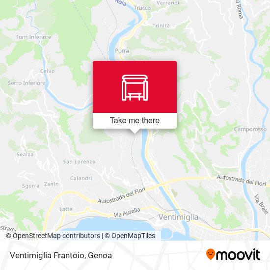 Ventimiglia Frantoio map