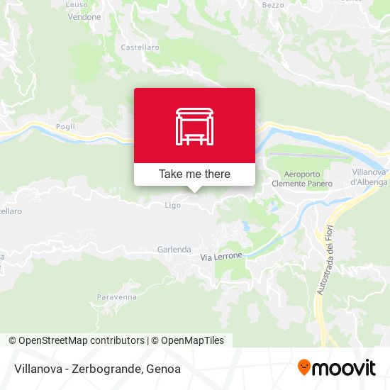 Villanova - Zerbogrande map