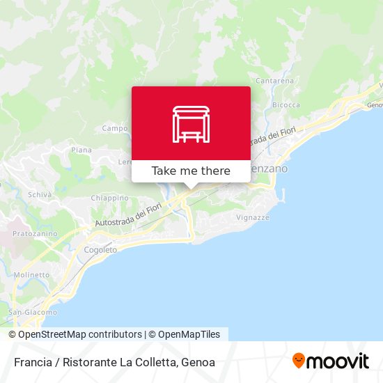 Francia / Ristorante La Colletta map