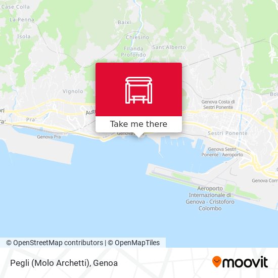 Pegli (Molo Archetti) map