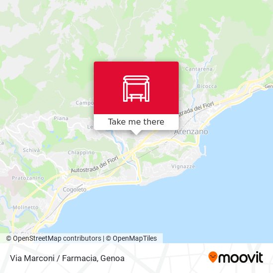 Via Marconi / Farmacia map