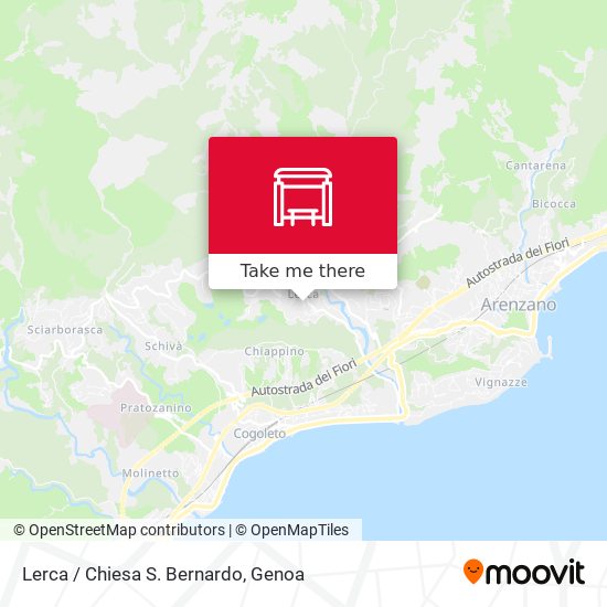 Lerca / Chiesa S. Bernardo map