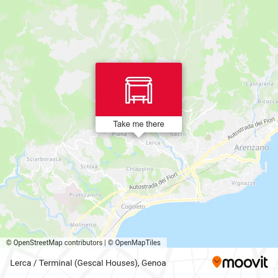 Lerca / Terminal (Gescal Houses) map