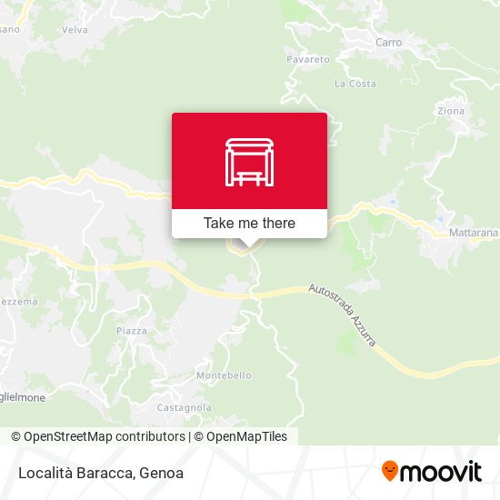 Località Baracca map