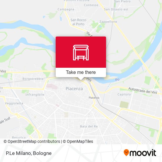 P.Le Milano map