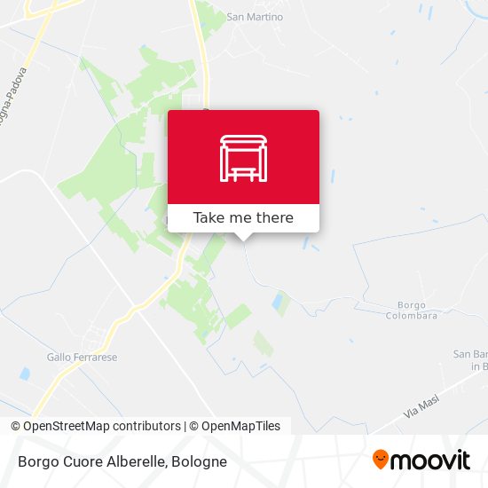 Borgo Cuore Alberelle map