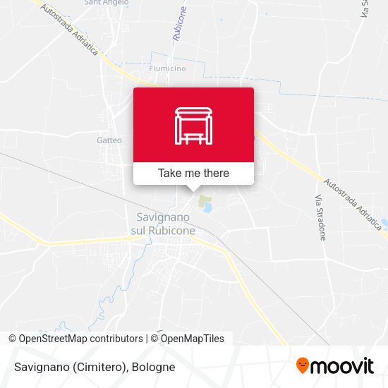 Savignano (Cimitero) map