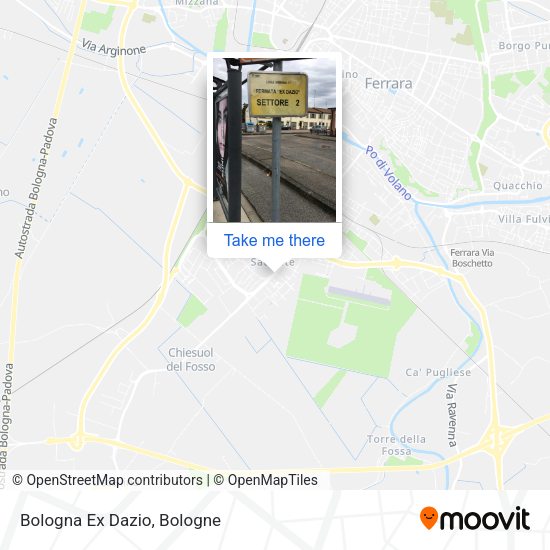 Bologna Ex Dazio map