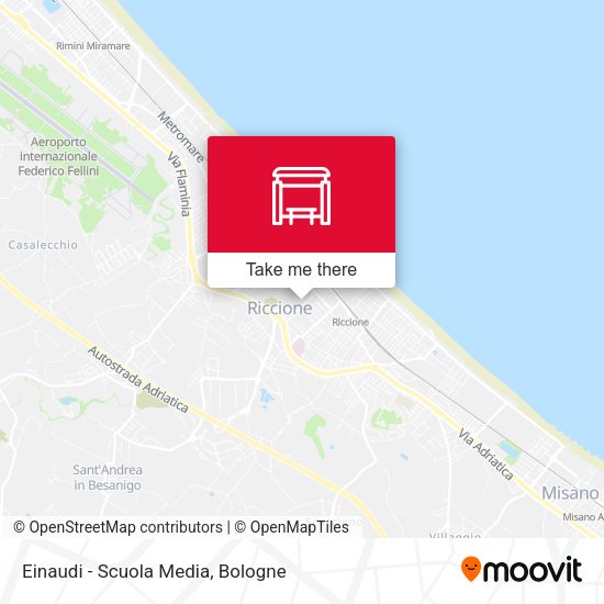 Einaudi - Scuola Media map
