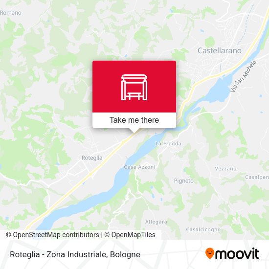 Roteglia - Zona Industriale map