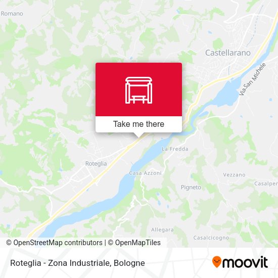 Roteglia - Zona Industriale map