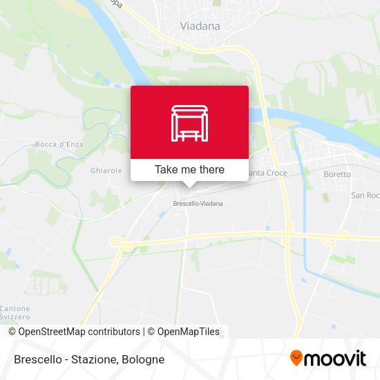 Brescello - Stazione map