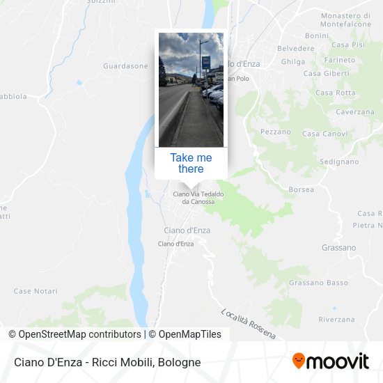 Ciano D'Enza  - Ricci Mobili map