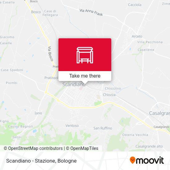 Scandiano - Stazione map