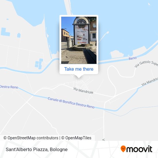Sant'Alberto Piazza map
