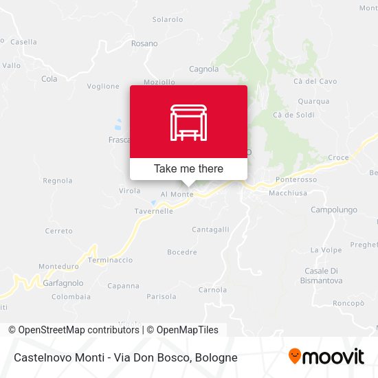 Castelnovo Monti - Via Don Bosco map