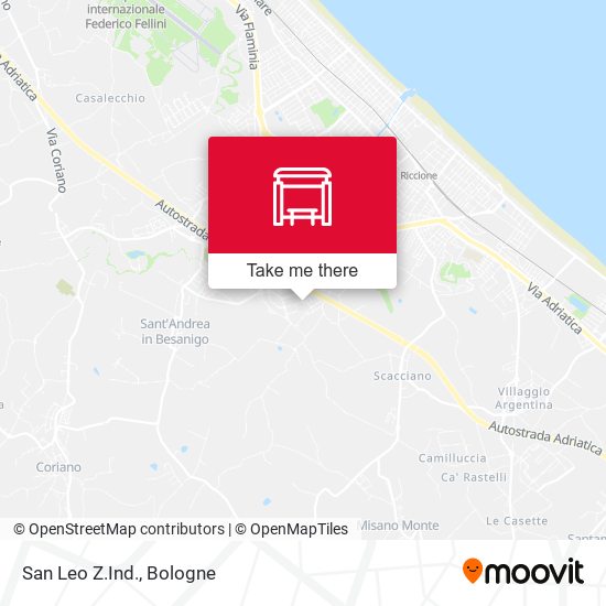 San Leo Z.Ind. map