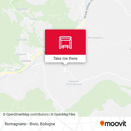 Romagnano - Bivio map