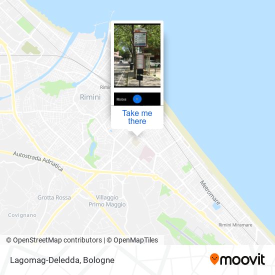 Lagomag-Deledda map