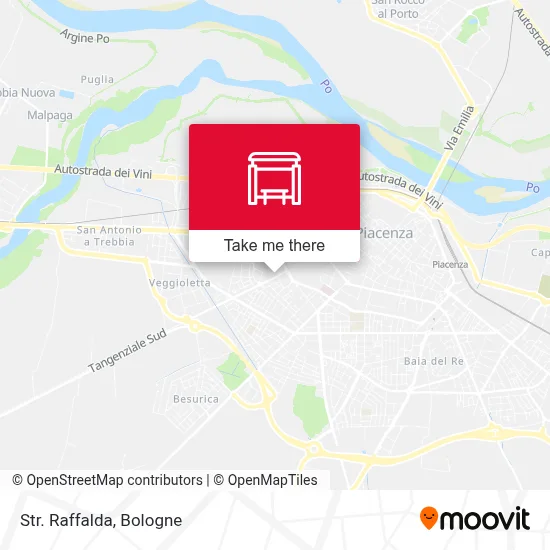 Str. Raffalda map