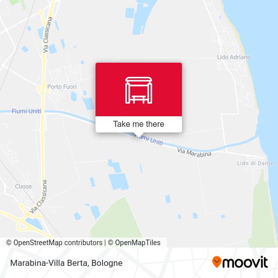 Marabina-Villa Berta map