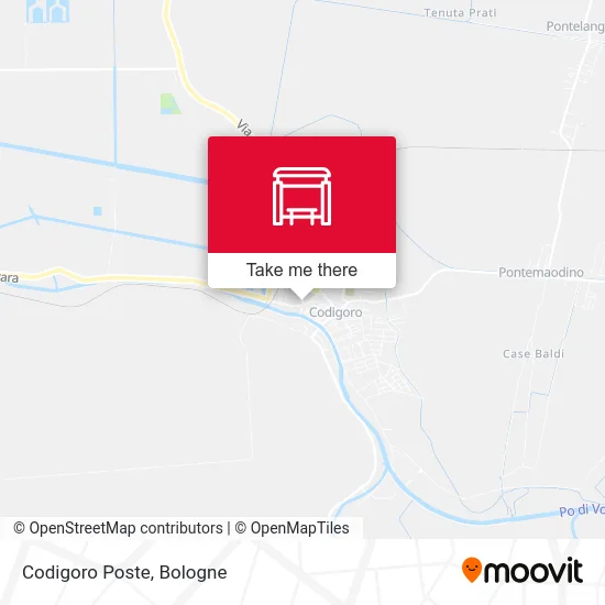 Codigoro Post Office map