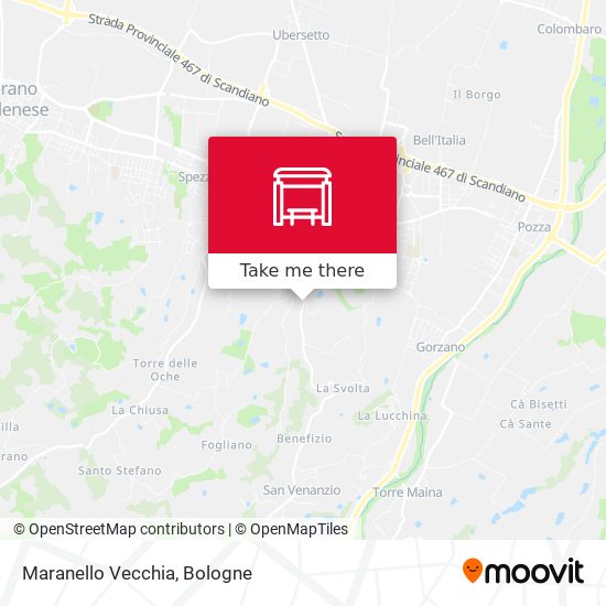Maranello Vecchia map
