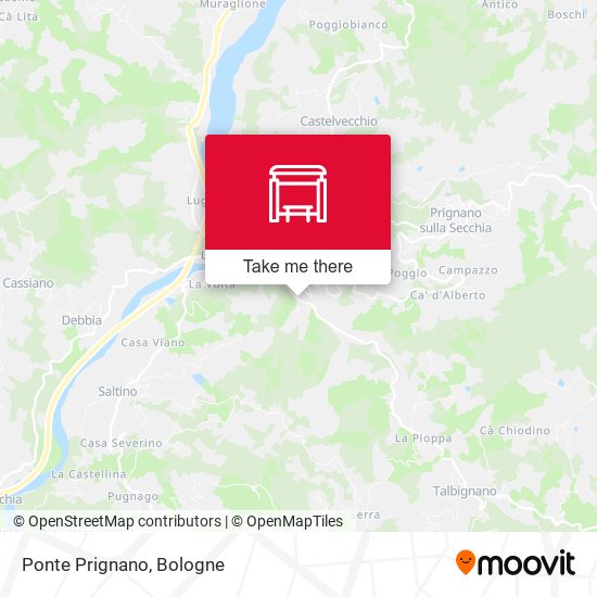 Ponte Prignano map