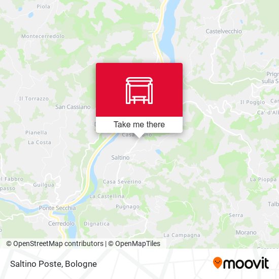 Saltino Poste map