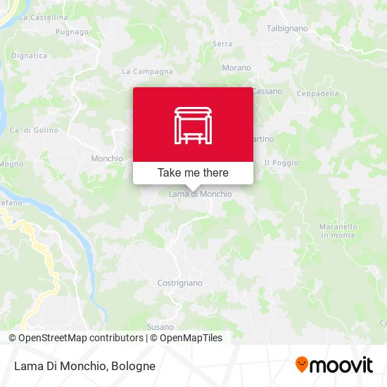 Lama Di Monchio map
