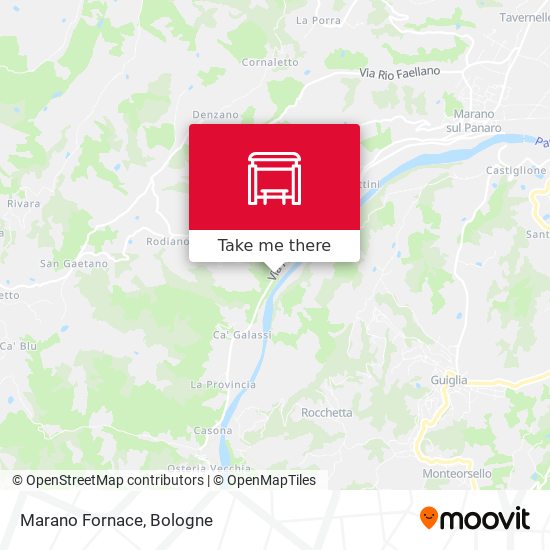 Marano Fornace map