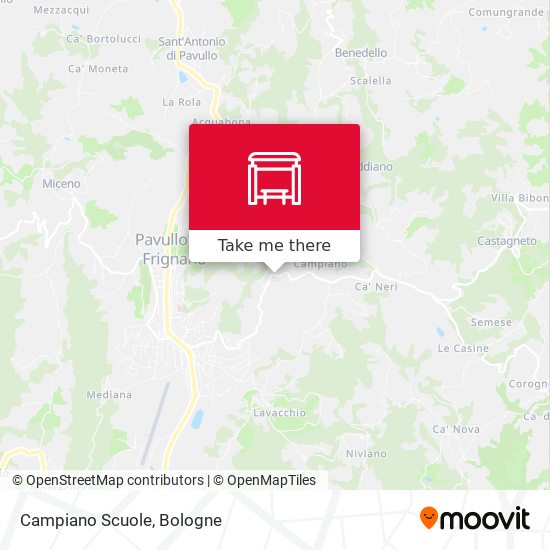 Campiano Scuole map